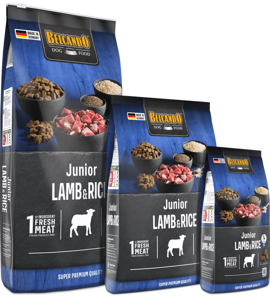 Belcando Junior Lamb & Rice Nouveau Packaging Trio