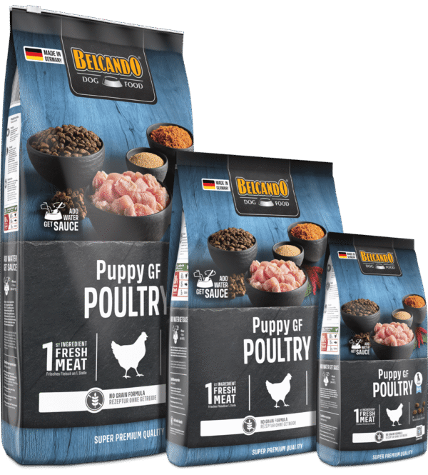 Belcando Puppy GF Volaille Nouveau Packaging Trio