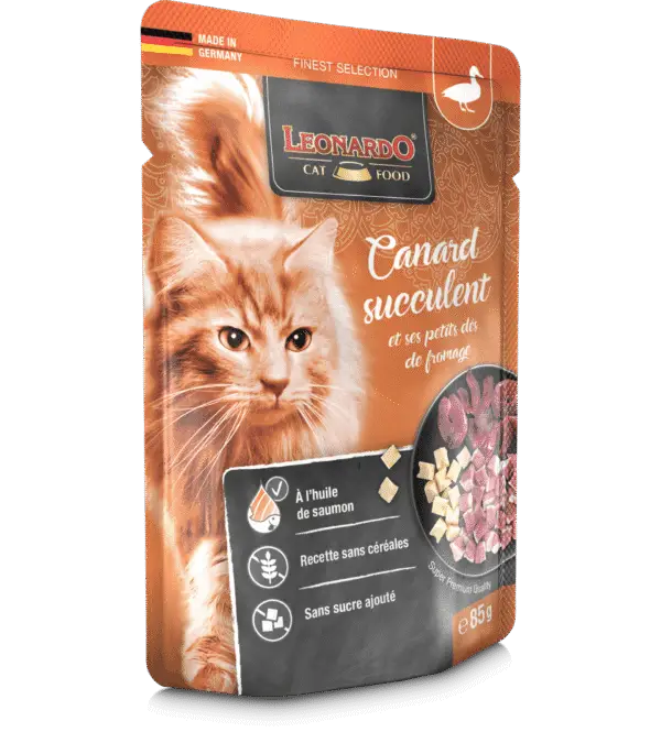 Leonardo Sachet fraicheur Canard et Fromage 85 gr