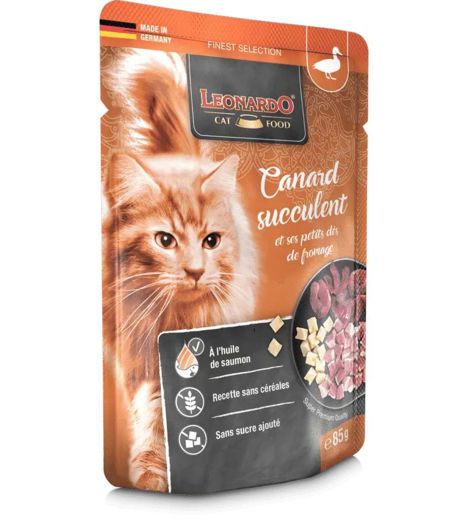 Leonardo Sachet fraicheur Canard et Fromage 85 gr