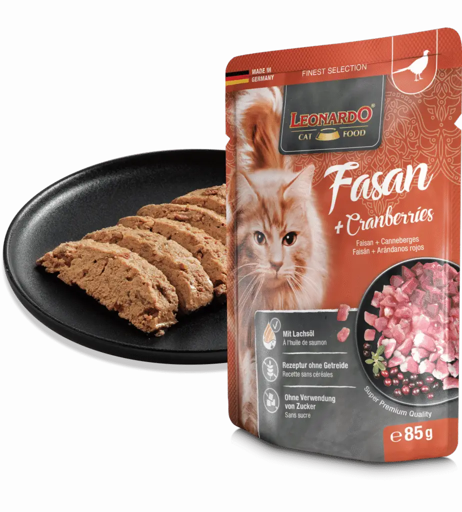 Leonardo Sachet fraicheur Faisan + Canneberges viande 85 gr