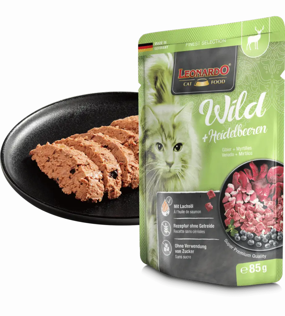 Leonardo Sachet fraicheur Gibier + Myrtilles viande 85 gr