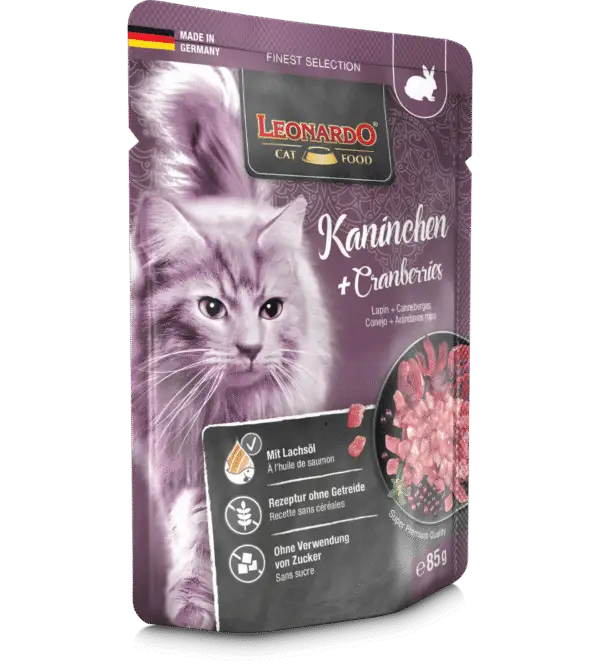 Leonardo Sachet fraicheur Lapin + Canneberges 85 gr