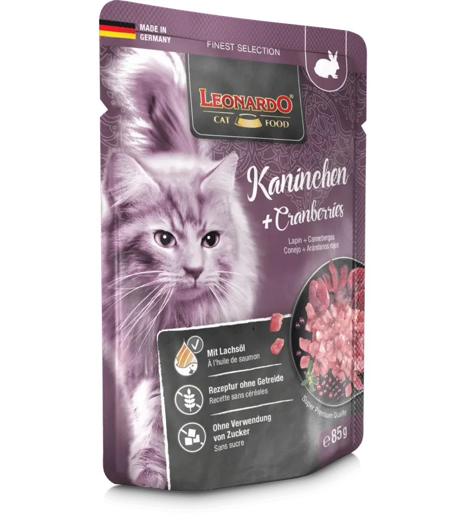 Leonardo Sachet fraicheur Lapin + Canneberges 85 gr