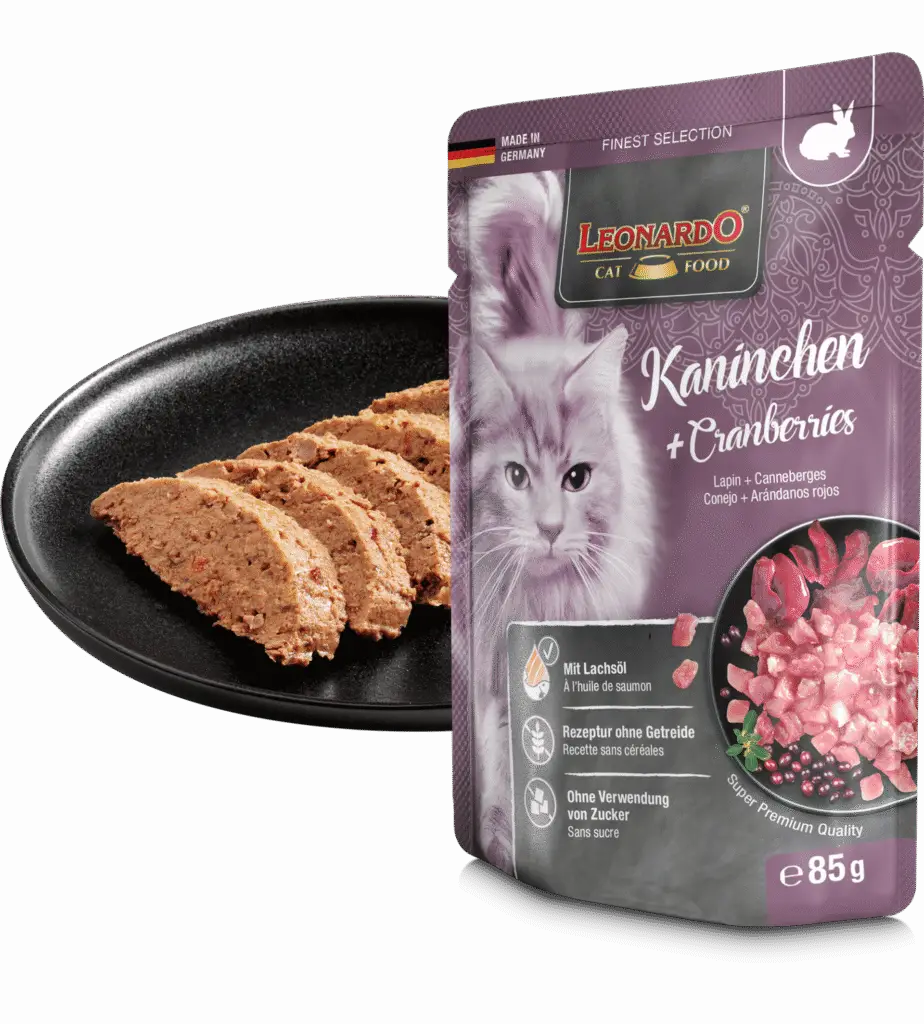 Leonardo Sachet fraicheur Lapin + Canneberges viande 85 gr