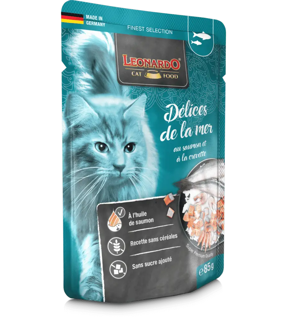 Leonardo Sachet fraicheur Poisson & Crevettes 85 gr
