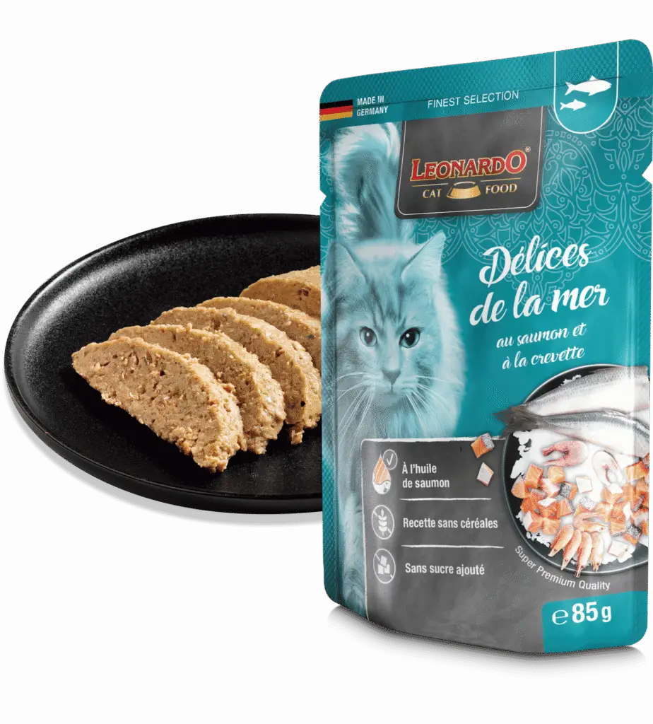 Leonardo Sachet fraicheur poisson crevettes Viande 85 gr